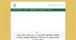 Desktop Screenshot of campvictorytexas.org