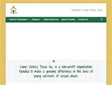 Tablet Screenshot of campvictorytexas.org